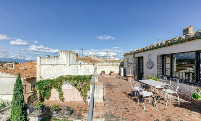 Castello d'Empuries Appartement | Appartement 'Apartaments Can Gibert - Albera' avec terrasse privée, Wi-Fi et climatisation