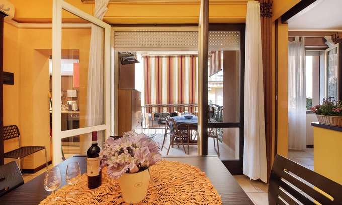 Bardolino Appartement | Appartement 'Amedeo' avec vue sur le lac, balcon et climatisation