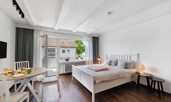 Langenargen Appartement | Appartement 'Andrea' avec balcon et Wi-Fi