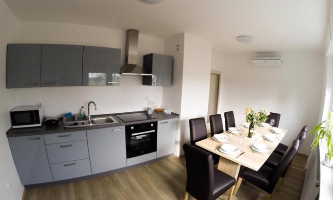 Spodnja Hajdina Appartement | Apartment Andrej Gubčeva 2BR w/terrace, parking,100m2, ground Floor