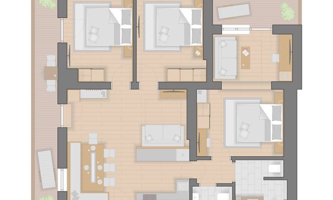 Leogang Autre | Appartement Anna 1 Chambre - Erbhof Hinterrain