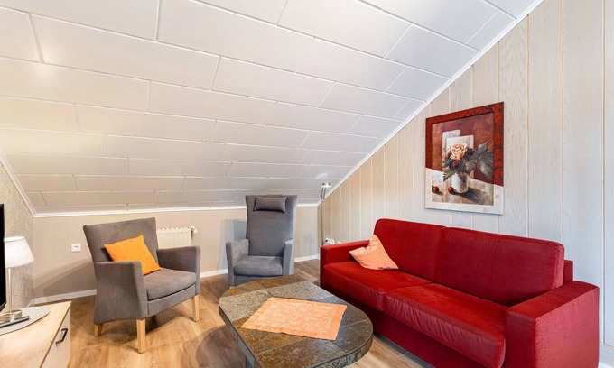 Ortsmitte Appartement | Appartement 'Appartment 6' avec vue sur les montagnes, balcon et Wi-Fi