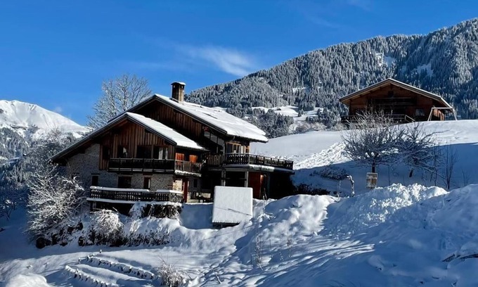Beaufort Appartement | Appartement du Chalet Le Cordé à Beaufort, en Savoie. Vue dominante