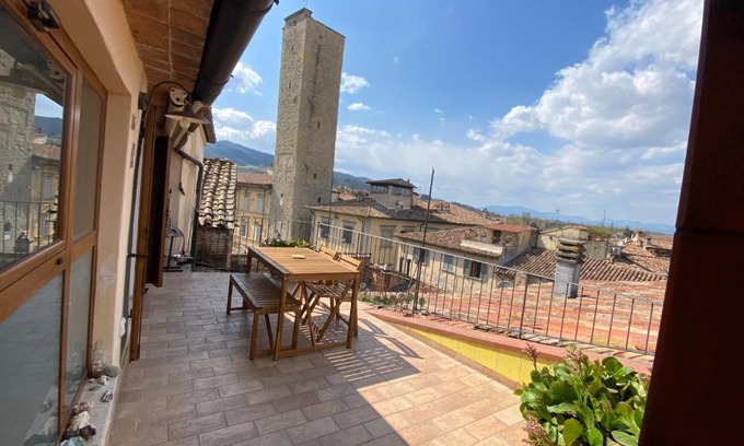 Citta di Castello Appartement | Apartment Bellavista, historic center