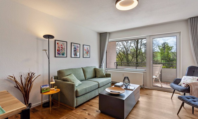 Gudenhagen Appartement | Appartement 'Berg Und Tal' avec vue sur les montagnes, balcon et Wi-Fi