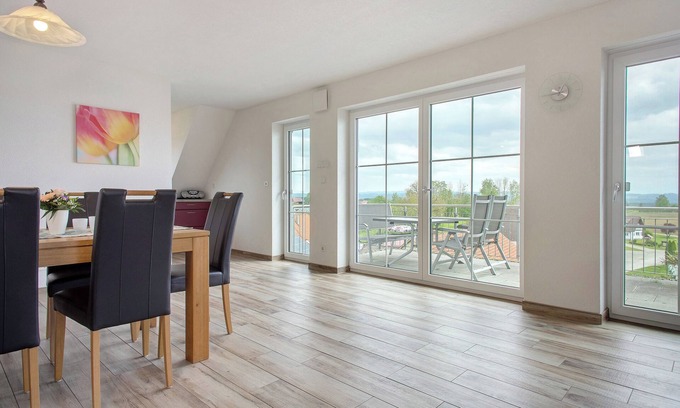Waggershausen Appartement | Appartement 'Bergblick' avec terrasse partagée, jardin partagé et Wi-Fi