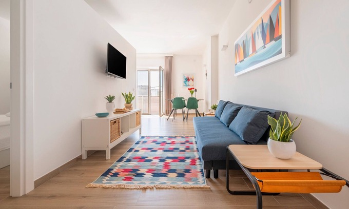 Castri di Lecce Appartement | Apartment 'Blue Suite' with Shared Terrace, Wi-Fi and Air Conditioning