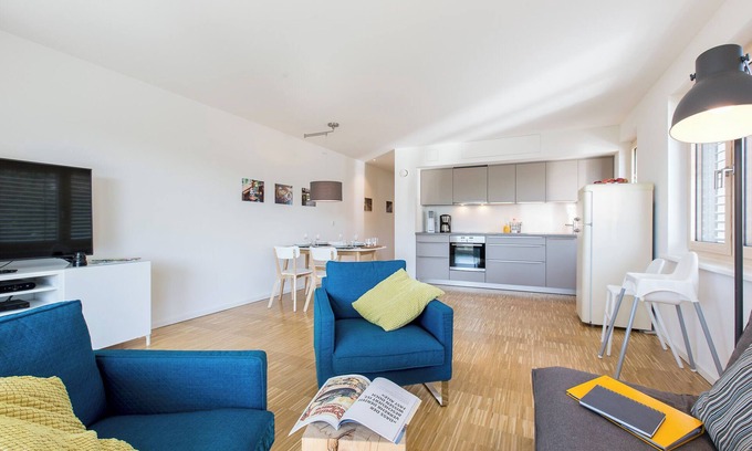 Waggershausen Appartement | Appartement "Busch" avec vue sur le lac, balcon et Wi-Fi