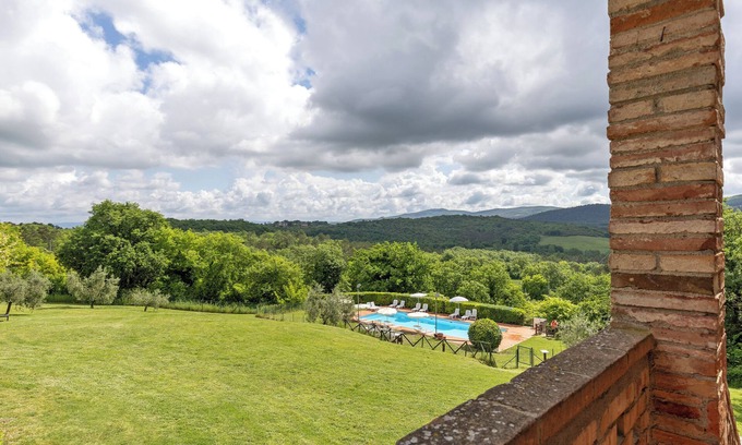 San Macario In Monte Appartement | Appartement 'Casa In Toscana Panoramica-Piscina' avec piscine et jardin partagés