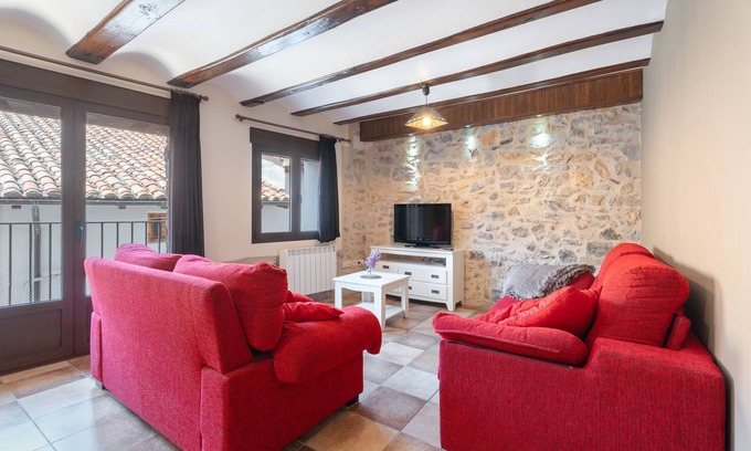 Alcala de la Selva Appartement | Appartement 'Casa El Cojo 2a' avec vue sur les montagnes, balcon et Wi-Fi