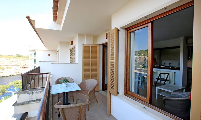 Cala Figuera Appartement | Appartement 'Cala Figuera 2b' avec vue sur la mer, Wi-Fi et climatisation