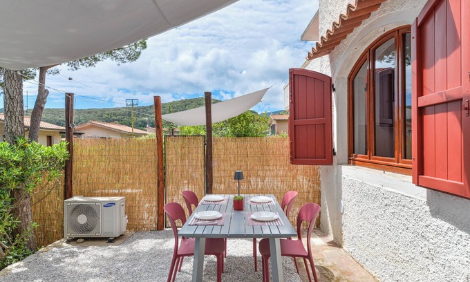 Cavo Appartement | Apartment 'Casa Cerboli' with Sea View, Private Garden and Wi-Fi