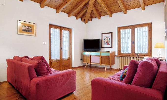Baselga di Pine Appartement | Appartement "Casa Pòlse" avec vue sur les montagnes, jardin partagé et Wi-Fi
