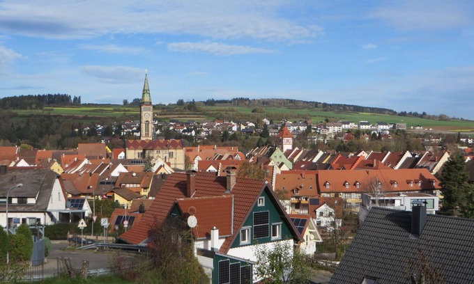 Braeunlingen Appartement | Appartement 'Stadtblick' avec terrasse privée et Wi-Fi
