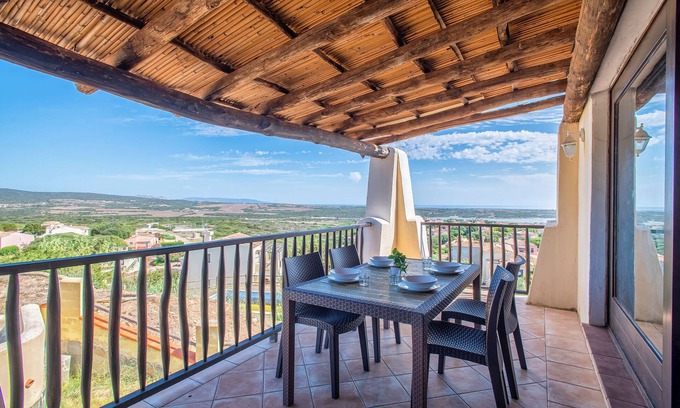 Punta De Su Turrione Appartement | Appartement "Corallo" avec vue sur la mer et balcon 090089-APR-00022