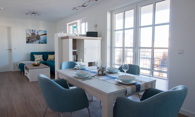 Boergerende-Rethwisch Appartement | Vie de plage appartement. 2 chambres, mobilier de haute qualité, superbes vues sur la mer!