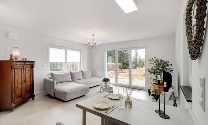 Kniebis Appartement | Appartement "Naturperle" avec terrasse privée, jardin privé et Wi-Fi