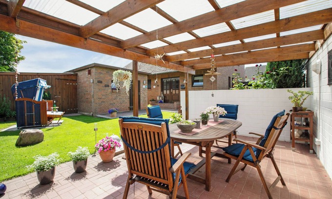 Suderstapel Appartement | Appartement 'Ferienwohnung Stolle' avec terrasse partagée, jardin partagé et Wi-Fi