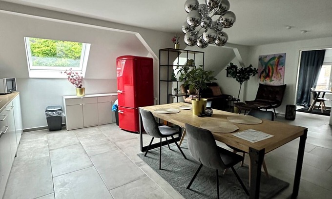 Duisburg Sud Appartement | Appartement "Deluxe Loftapartement Big Size" avec terrasse partagée et Wi-Fi