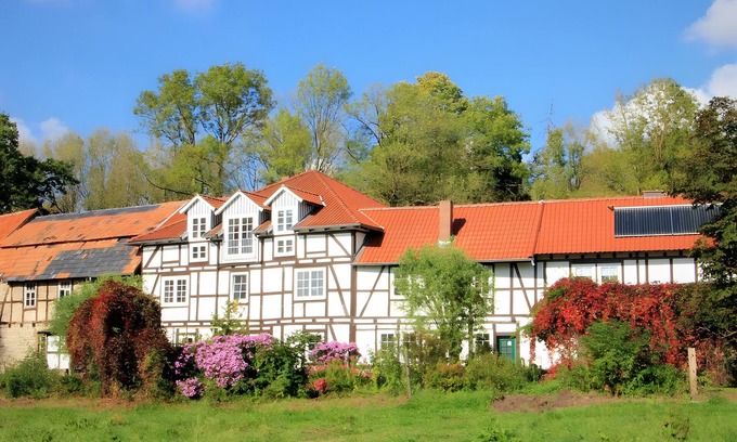 Liebenau Appartement | Appartement "Die Fuchsmühle" avec terrasse partagée, jardin partagé et Wi-Fi