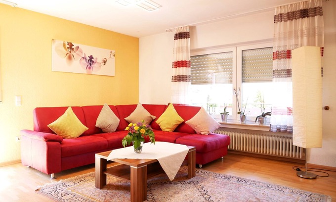 Ringsheim Appartement | Appartement "Die Große Ferienwohnung" avec jardin partagé, Wi-Fi et climatisation