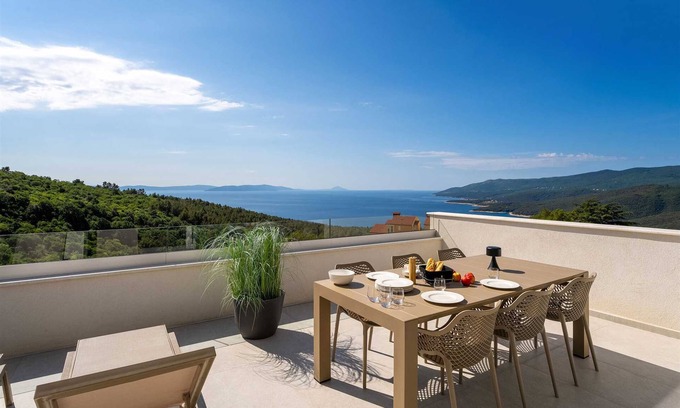 Rabac Appartement | Appartement Dora Mar avec vue spectaculaire sur la mer