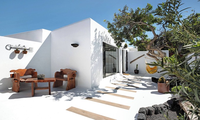 Arrecife Appartement | Appartement "El Jable"; avec vue montagnes, jardin, climatisation et Wi-Fi.