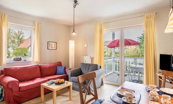 Nienhagen Appartement | Appartement 'Ferienwohnung Strandnähe' avec balcon et Wi-Fi