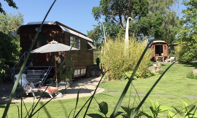 Hummel Appartement | Appartement 'Familienurlaub Im Zirkuswagen' avec jardin privé et Wi-Fi