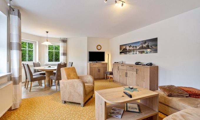 Schwalefeld Appartement | Appartement 'Ferienwohnung Typ 3' avec vue sur la montagne, terrasse partagée et Wi-Fi