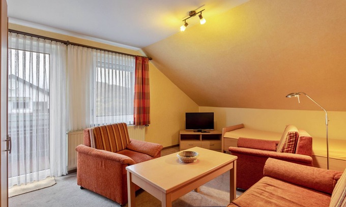 Stryck Appartement | Appartement 'Ferienwohnung 3' avec jardin partagé, balcon et Wi-Fi