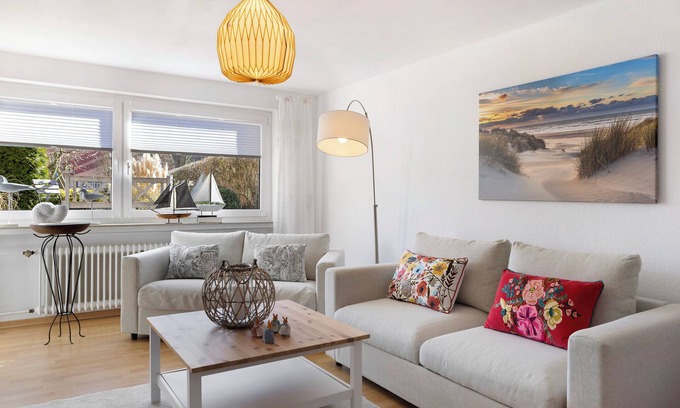 Germete Appartement | Appartement 'Ferienwohnung Am Kurpark' avec terrasse privée et Wi-Fi