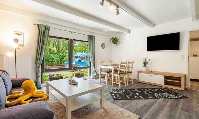 Triebischtal Appartement | Appartement 'Ferienwohnung Am Mühlbach' avec terrasse privée et Wi-Fi