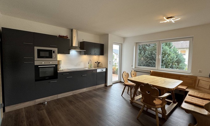 Adelsried Appartement | Appartement 'Ferienwohnung Adelsried 1' avec terrasse privée et Wi-Fi