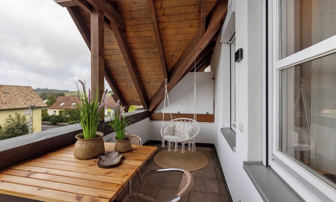 Dunningen Appartement | Appartement 'Ferienwohnung Holzapfel' avec balcon et Wi-Fi