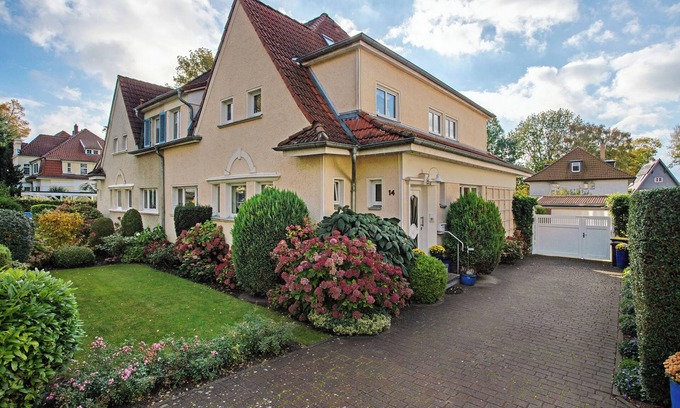 Stralsund Appartement | Appartement 'Ferienwohnung Bleichen 14' avec piscine partagée, jardin partagé et Wi-Fi