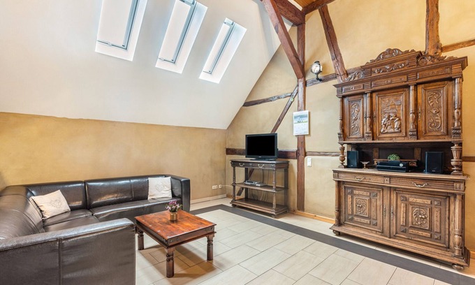 Krostitz Appartement | Appartement 'Ferienwohnung Nr 6 Eiche' avec jardin partagé et Wi-Fi