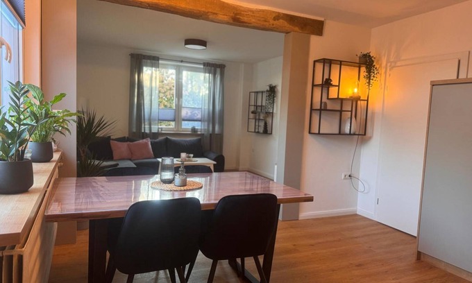 Detern Appartement | Appartement 'Ferienwohnung Liese' avec terrasse privée, jardin privé et Wi-Fi