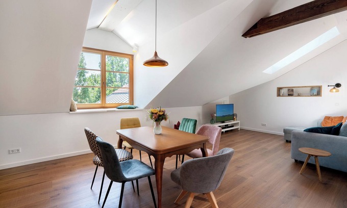 Egling Appartement | Appartement 'Ferienwohnung Marie' avec terrasse partagée, jardin partagé et Wi-Fi