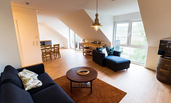Wallersheim Appartement | Appartement 'Ferienwohnung Weitblick Koblenz' avec balcon et Wi-Fi