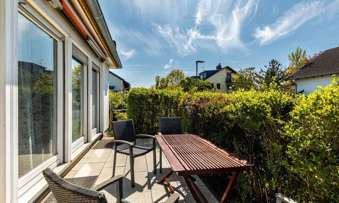 Marburg Appartement | Appartement 'Ferienwohnung Oberamsel' avec terrasse privée, jardin partagé et Wi-Fi