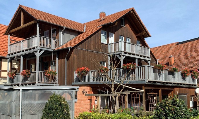 Netze Appartement | Appartement 'Ferienwohnung Hof Schäfer' avec balcon et Wi-Fi