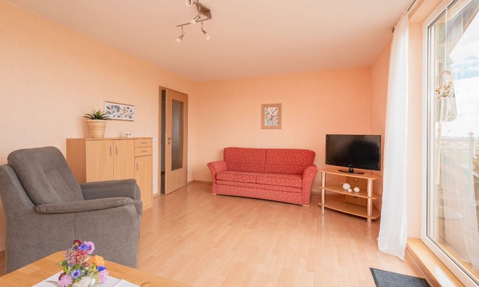 Duedinghausen Appartement | Apartment Fernblick, 55sqm, balcony, 1 bedroom, max. 2 people