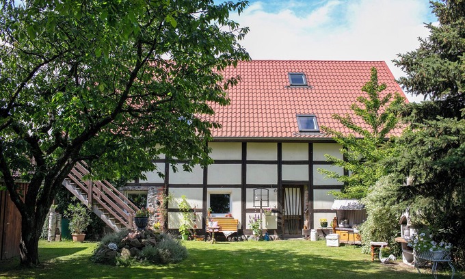 Friedrichswalde Appartement | Appartement "Fewo 1" avec terrasse privée, jardin privé et Wi-Fi