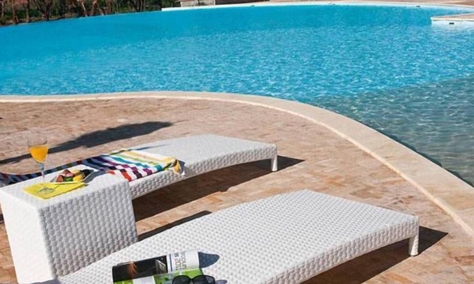 Ouahat Sidi Brahim Appartement | luxueux Appart-Hôtel à la Palmeraie avec son propore jardin privatif + Piscine à un pas de votre appart + Fitness + Teniss