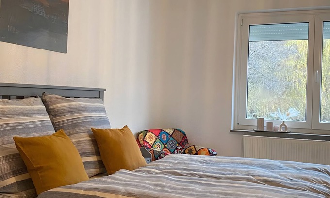 Melsungen Appartement | Appartement 'Fuldaufer' avec jardin privé et Wi-Fi