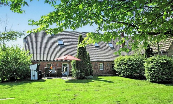 Sehestedt Appartement | Appartement 'Galerie Haus Wohnung 4' avec piscine partagée, terrasse privée et Wi-Fi