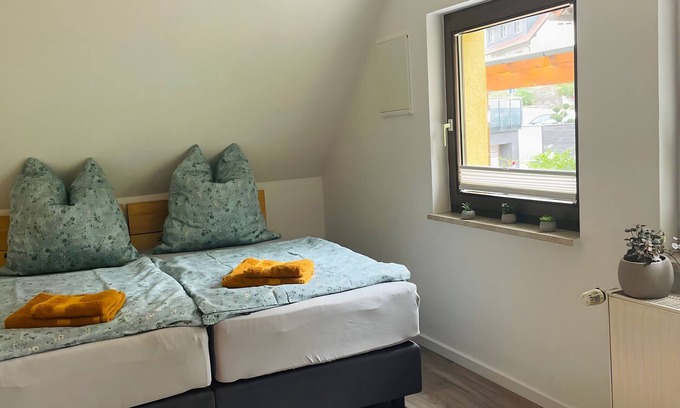 Wingerode Appartement | Appartement "Ferienwohnung Gaßmann" avec jardin partagé, balcon et Wi-Fi