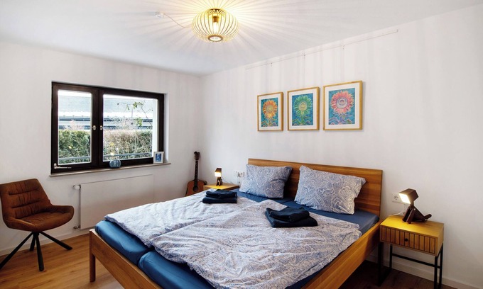 Langenargen Appartement | Appartement "Gemütliche Ferienwohnung" avec jardin privé, balcon et Wi-Fi