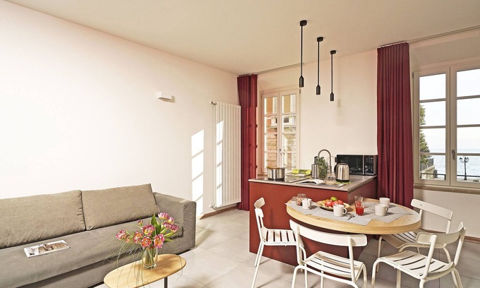 Gargnano Appartement | Appartement "Gemhouse Rubino" vue sur le lac, wi-fi et air conditionné